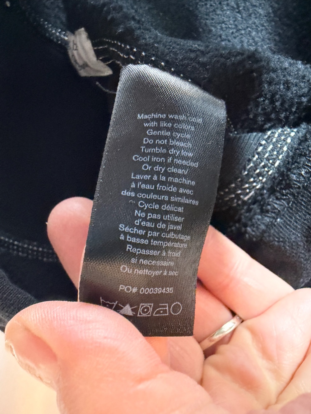 Rag & Bone Men’s XL 100% Cotton Black Sweatshirt Contrast Seams Toggle Hem - Picture 7 of 12